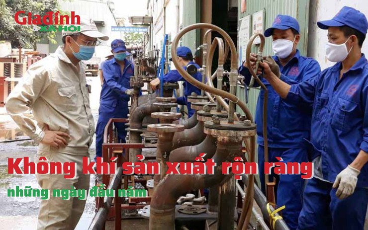 Không khí sản xuất rộn ràng những ngày đầu năm 