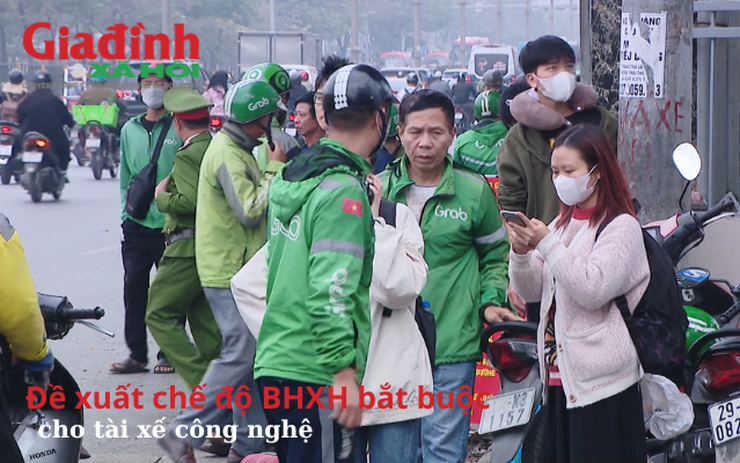 Đề xuất chế độ BHXH bắt buộc cho tài xế công nghệ