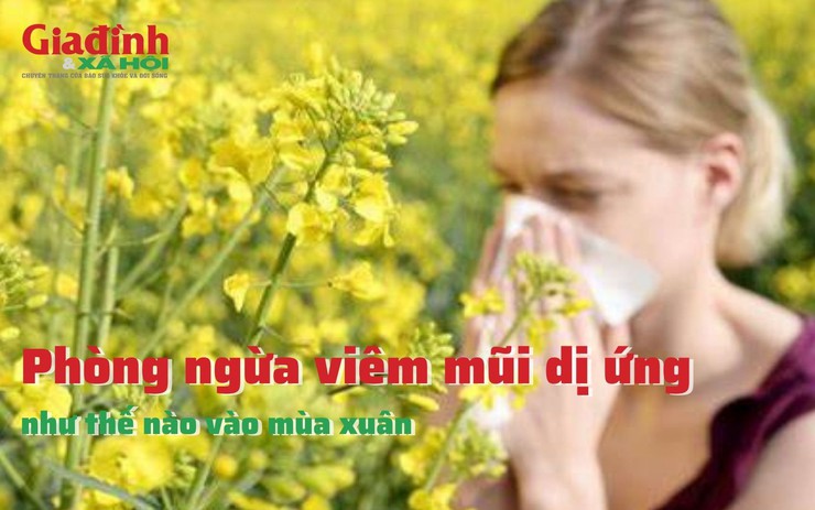 Phòng ngừa viêm mũi dị ứng như thế nào vào mùa xuân