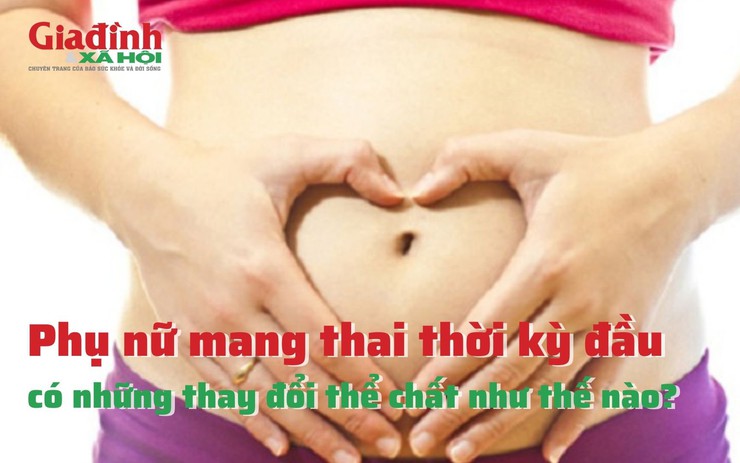 Phụ nữ mang thai thời kỳ đầu có những thay đổi thể chất như thế nào?