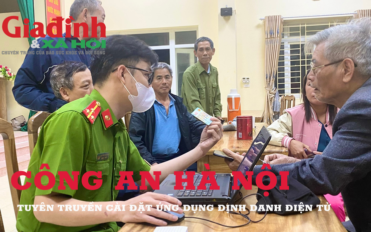 CA Hà Nội tăng cường tuyên truyền đăng ký, cài đặt ứng dụng định danh điện tử