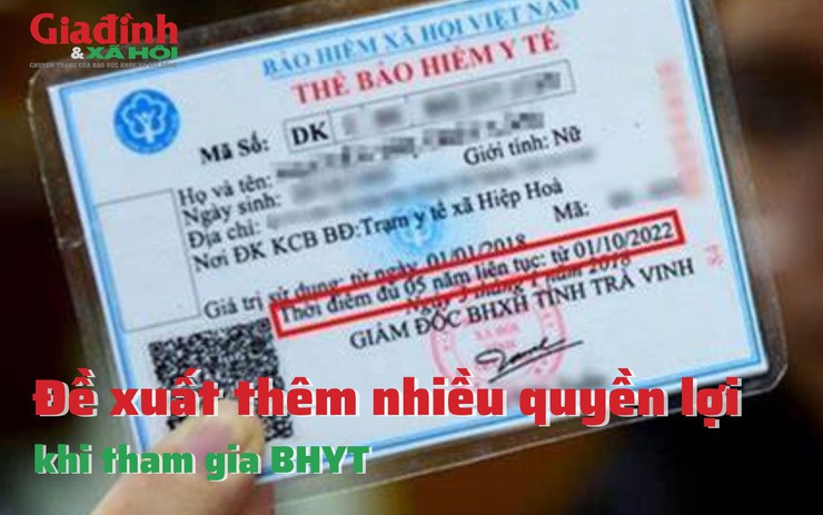 Đề xuất thêm nhiều quyền lợi khi tham gia BHYT