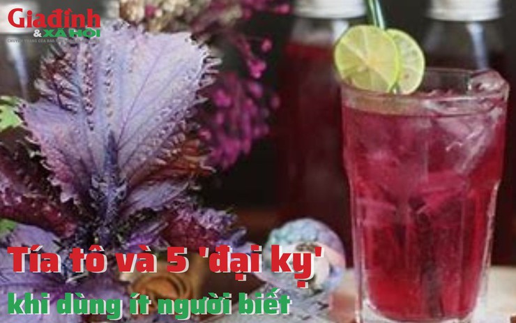 Tía tô và 5 'đại kỵ' khi dùng ít người biết