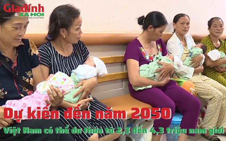 Nam giới có thể dư thừa từ 2,3 đến 4,3 triệu người vào năm 2050