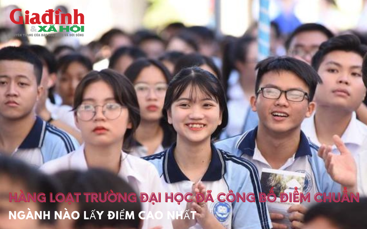 Điểm chuẩn đại học hầu hết các trường đã được công bố, ngành nào lấy điểm cao nhất?