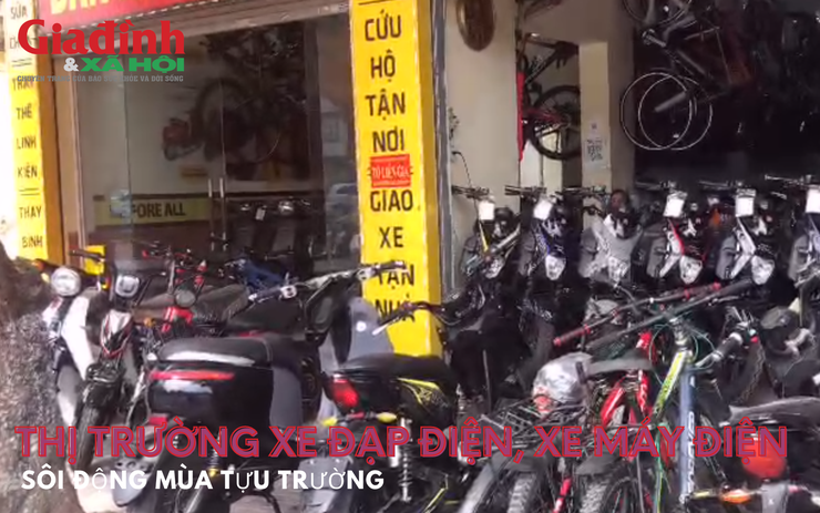 Thị trường xe đạp điện, xe máy điện sôi động mùa tựu trường
