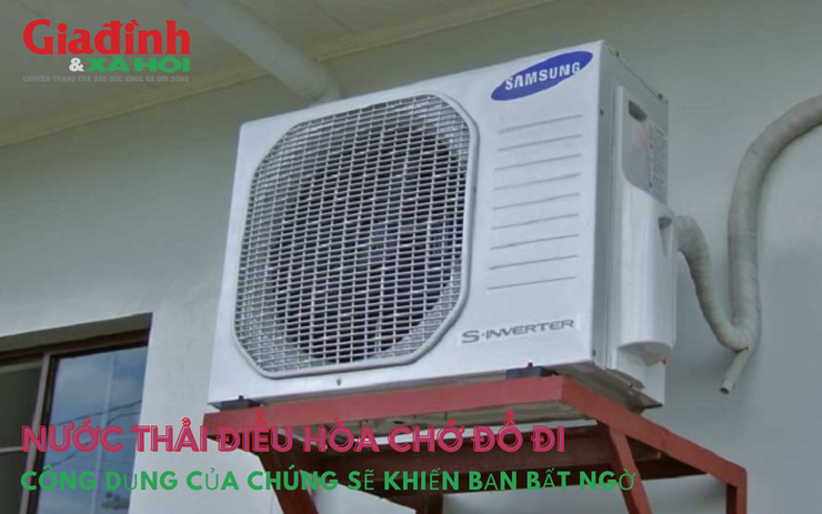 Nước thải điều hòa chớ đổ đi, công dụng của chúng sẽ khiến bạn bất ngờ