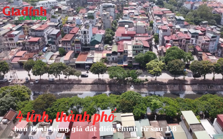 Các tỉnh, thành phố đã ban hành bảng giá đất điều chỉnh