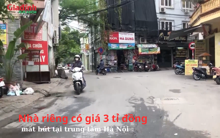 Nhà riêng có giá 3 tỉ đồng mất hút tại trung tâm Hà Nội