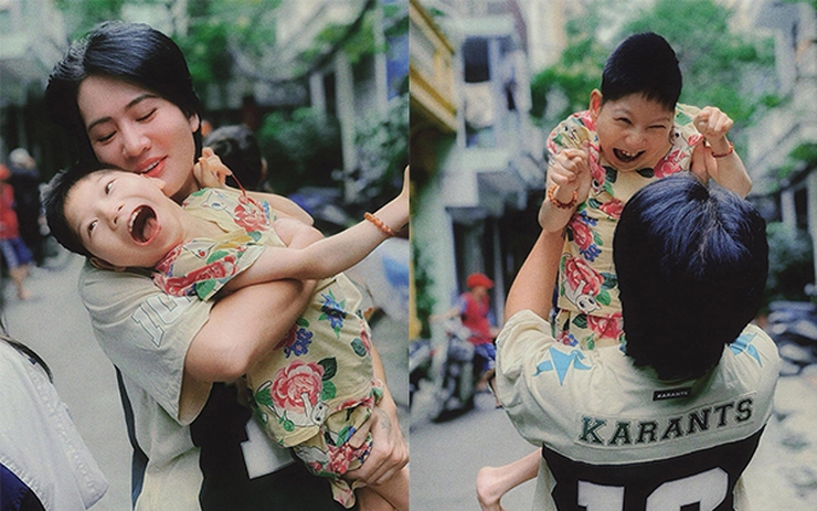 Xúc động hình ảnh diễn viên Minh Cúc tình cảm bên con gái bị bại não bước sang tuổi 14