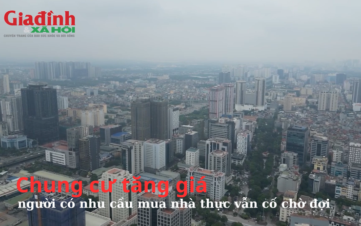 Chung cư tăng giá, người có nhu cầu mua nhà thực vẫn cố chờ đợi