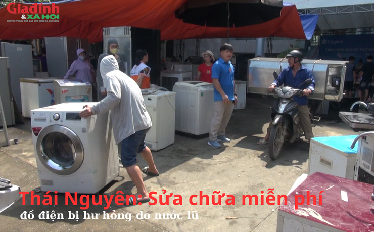 Thái Nguyên Sửa chữa miễn phí đồ điện bị hư hỏng do nước lũ