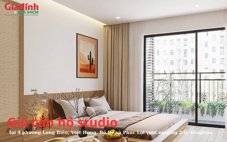 Hà Nội: Giá căn hộ studio tại phường Long Biên, Việt Hưng, Bồ Đề và Phúc Lợi vượt 2 tỷ đồng/căn