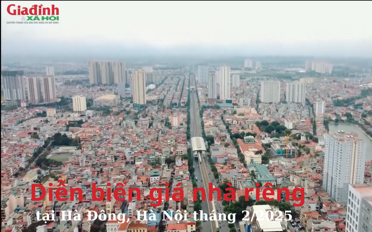 Diễn biến giá nhà riêng tại Hà Đông, Hà Nội tháng 22025