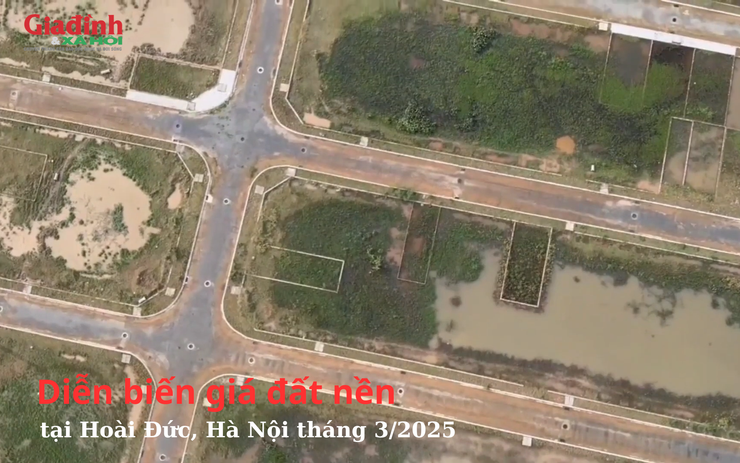 Diễn biến giá đất nền tại Hoài Đức, Hà Nội tháng 3/2025