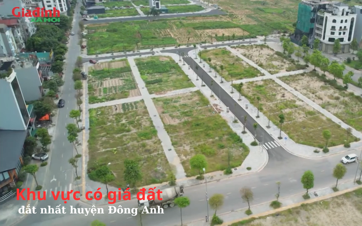 Khu vực có giá đất đắt nhất huyện Đông Anh