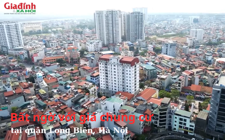 Bất ngờ trước giá chung cư tại quận Long Biên (Hà Nội)