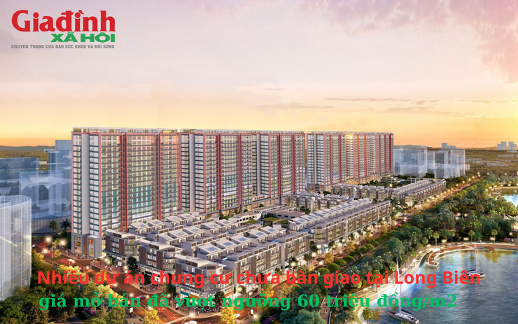 Nhiều dự án chung cư chưa bàn giao tại Long Biên, Hà Nội, giá mở bán đã vượt ngưỡng 60 triệu đồng/m2