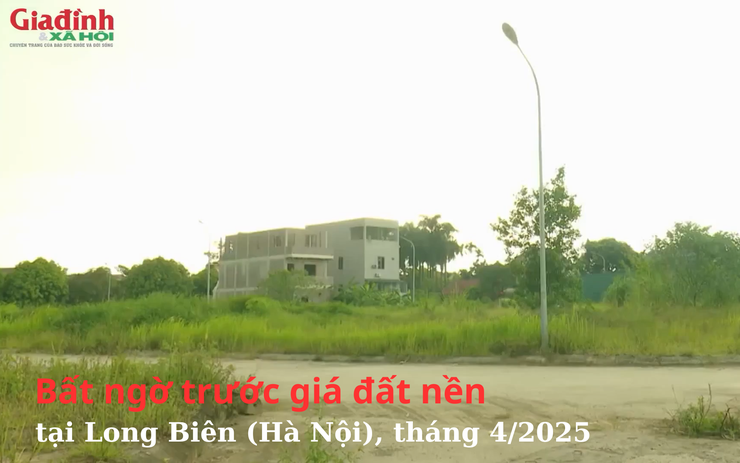 Bất ngờ trước giá đất nền tại Long Biên (Hà Nội), tháng 4/2025