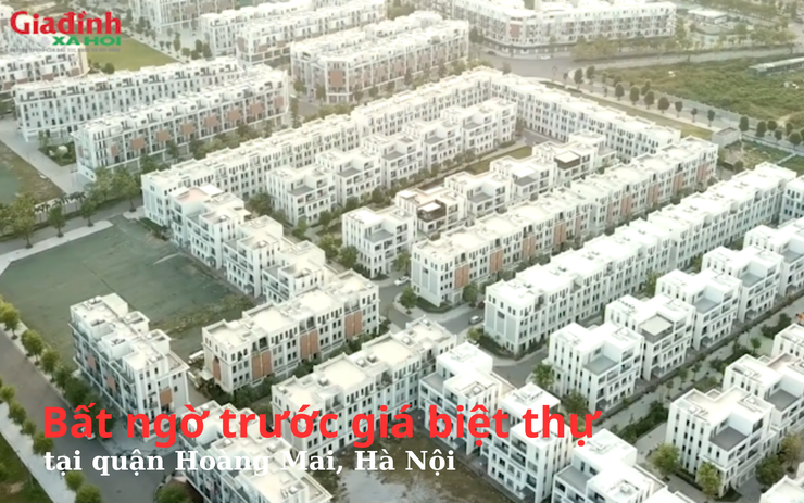 Bất ngờ trước giá biệt thự tại quận Hoàng Mai, Hà Nội