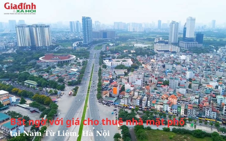 Bất ngờ với giá cho thuê nhà mặt phố tại Nam Từ Liêm, Hà Nội