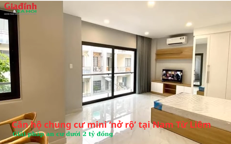 Căn hộ chung cư mini ‘nở rộ’ tại Nam Từ Liêm: Giải pháp an cư dưới 2 tỷ đồng