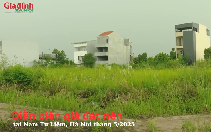 Diễn biến giá đất nền tại Nam Từ Liêm, Hà Nội tháng 5/2025
