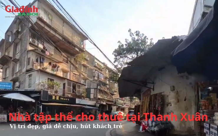 Nhà tập thể cho thuê tại Thanh Xuân Vị trí đẹp, giá dễ chịu, hút khách trẻ 