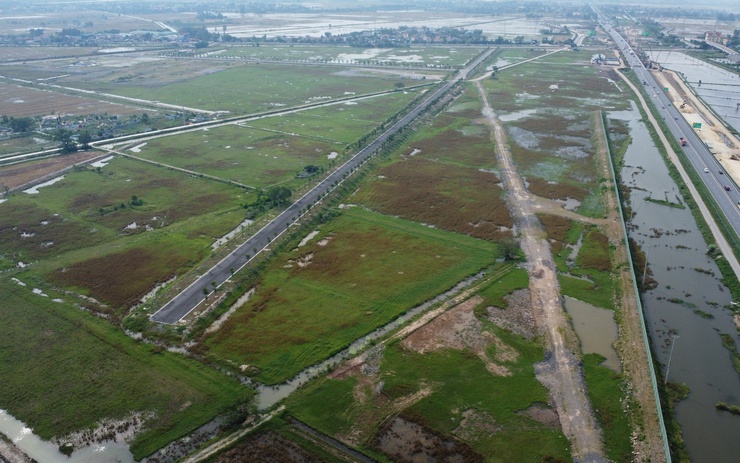 Gần 4 năm thi công, cụm công nghiệp Yên Bằng cạnh tỉnh Ninh Bình mới hiện ra sao?