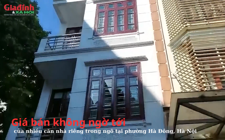 Giá bán không ngờ tới của nhiều căn nhà riêng trong ngõ tại phường Hà Đông, Hà Nội
