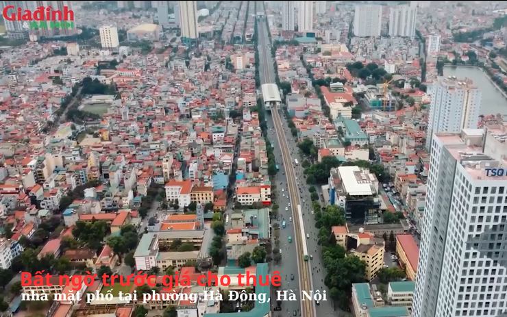 Bất ngờ trước giá cho thuê nhà mặt phố tại phường Hà Đông, Hà Nội 