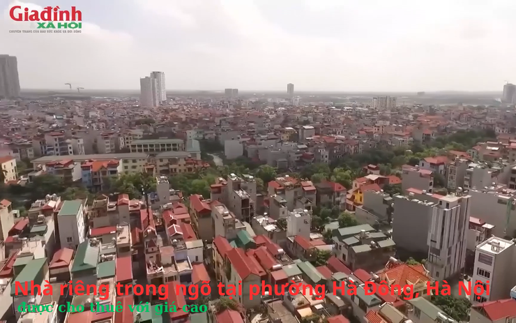 Nhà riêng trong ngõ tại phường Hà Đông, Hà Nội được cho thuê với giá cao 