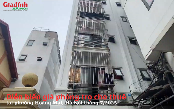 Diễn biến giá phòng trọ cho thuê tại phường Hoàng Mai, Hà Nội tháng 7/2025 