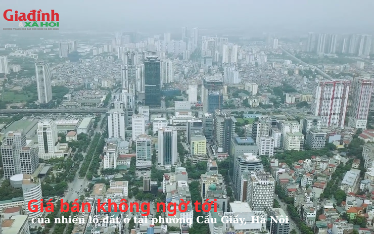 Giá bán không ngờ tới của nhiều lô đất ở tại phường Cầu Giấy, Hà Nội