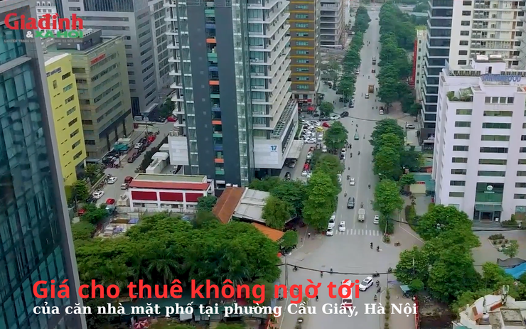 Giá cho thuê không ngờ tới của căn nhà mặt phố tại phường Cầu Giấy, Hà Nội