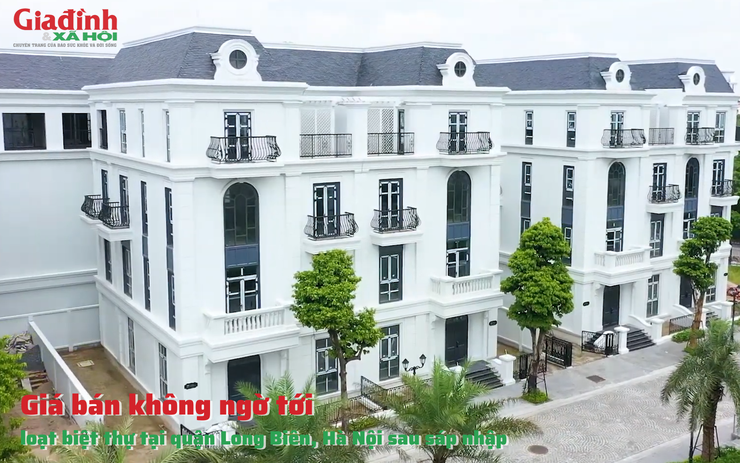 Giá bán không ngờ tới loạt biệt thự tại quận Long Biên, Hà Nội sau sáp nhập