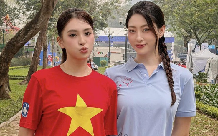 Ba hoa hậu Lương Thùy Linh, Tiểu Vy, Thanh Thuỷ làm điều ý nghĩa trong Ngày Sức khoẻ toàn dân