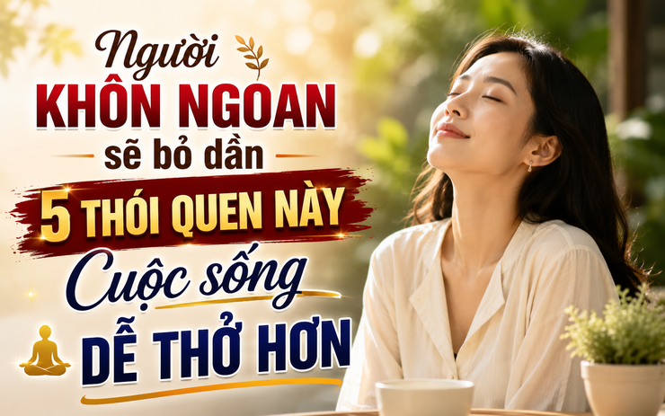 Nhiều người sống mãi vẫn mệt vì chưa bỏ được 5 thói quen âm thầm bào mòn tinh thần này