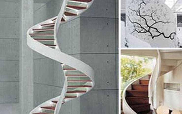 Cầu thang uốn khúc: Cầu thang uốn khúc là một lựa chọn tuyệt vời để thêm tính thẩm mỹ cho ngôi nhà của bạn. Với kiểu dáng độc đáo và duyên dáng, cầu thang uốn khúc sẽ làm tăng giá trị của ngôi nhà.