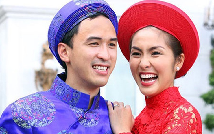 Tăng Thanh Hà diện váy Lê Thanh Hòa trong tiệc 10 năm ngày cưới - Ngôi sao