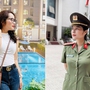 Nữ BTV mang quân hàm đại úy công an mix đồ đa phong cách, tôn dáng đẹp