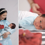Biểu cảm đáng yêu của quý tử 1 tháng tuổi nhà Ngọc Hân