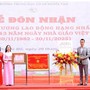 Trường THCS Nghĩa Tân đón Huân chương Lao động hạng Nhất của Chủ tịch nước
