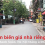 Diễn biến giá nhà riêng tại Thanh Xuân, Hà Nội tháng 2/2025