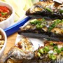 Cách làm cá nục nướng mỡ hành cuốn bánh tráng mềm ngọt, thơm lừng
