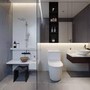 Cách thiết kế vách ngăn cho nhà vệ sinh nhỏ hẹp