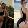 Huyền Lizzie chuộng bikini cắt khoét táo bạo, phô trương đường cong