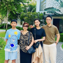 Con trai Lã Thanh Huyền gây sốt với vẻ ngoài khôi ngô, chiều cao nổi bật trong kỳ nghỉ hè cùng gia đình