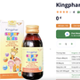 Thuộc diện thu hồi nhưng thực phẩm bảo vệ sức khỏe dành cho trẻ em Kingphar Super Kids vẫn được rao bán công khai