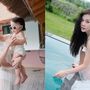 Mới hơn 1 tuổi, con gái Phương Oanh đã điệu đà khi 'pose' dáng cùng mẹ